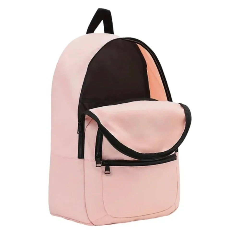 🎒SCHOOL SALE🎒VANS Mochila Ranged Backpack Pink Laptop Logo Zip Bag VN0A7UFNY6O
